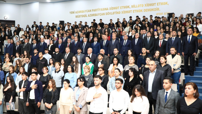 Gəncənin növbəti dəfə raket atəşinə tutulmasının ildönümünə həsr olunmuş konfrans keçirilib