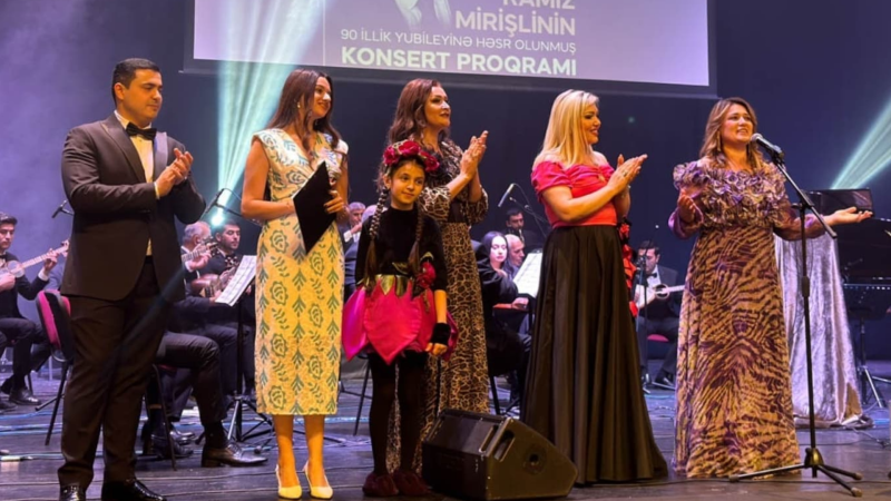 Gəncədə Ramiz Mirişlinin yubileyinə həsr olunmuş konsert keçirilib