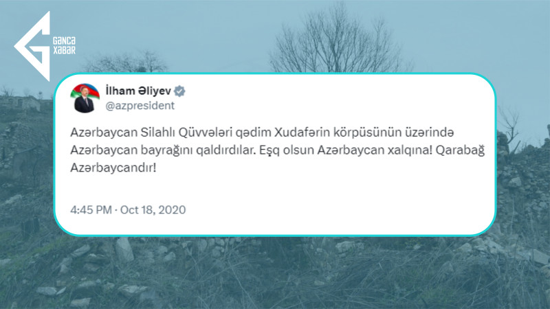 18 oktyabr 2020: Vətən Müharibəsinin 22-ci günü