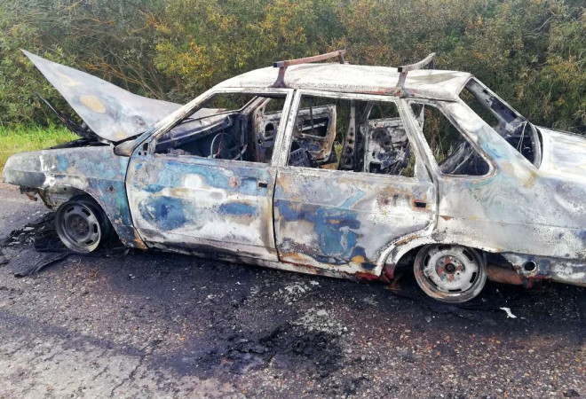 Gəncədə yanan avtomobilə görə evə ziyan dəyib