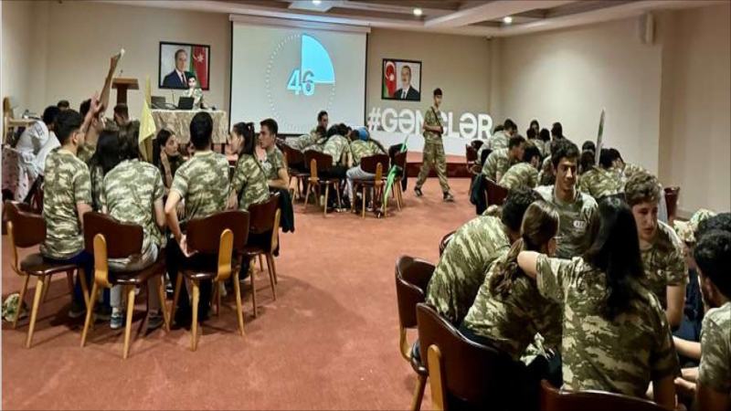 Gənclərin hərbi-vətənpərvərlik düşərgəsi təşkil olunub