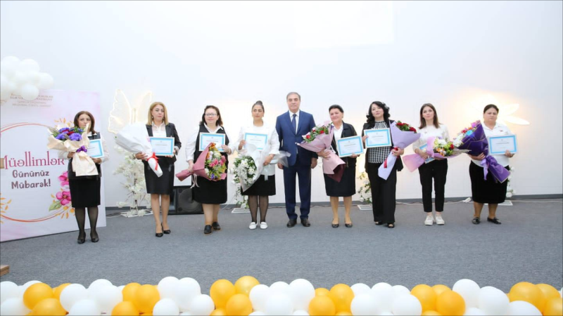 Müəllimlər Günü münasibətilə tədbir keçirilib