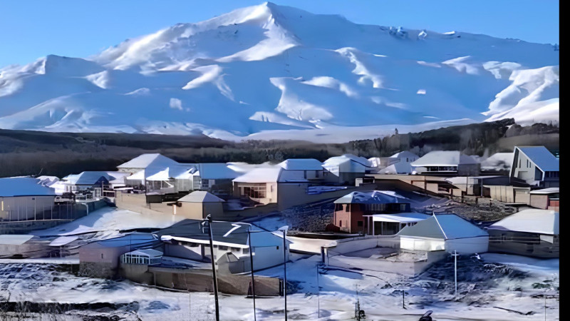 Daşkəsənin bu kəndinə QAR YAĞDI - VİDEO