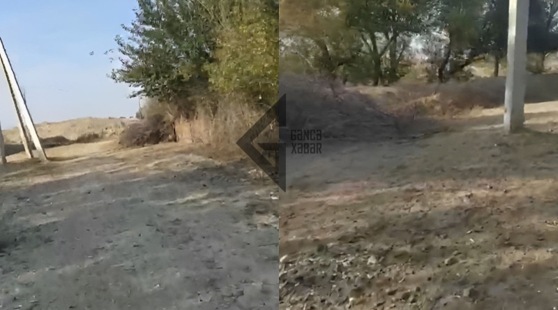 Palçıqda, ilanlara dolaşaraq dərsə gedən Goranboy məktəbliləri - ŞİKAYƏT