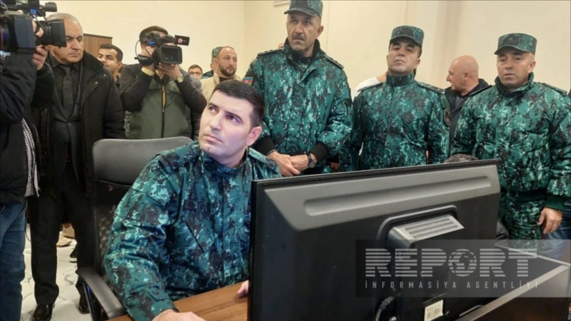 Qazaxın azad olunan kəndləri kameralar vasitəsilə müşahidə olunur