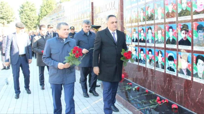 Goranboy şəhidləri də ziyarət edilib