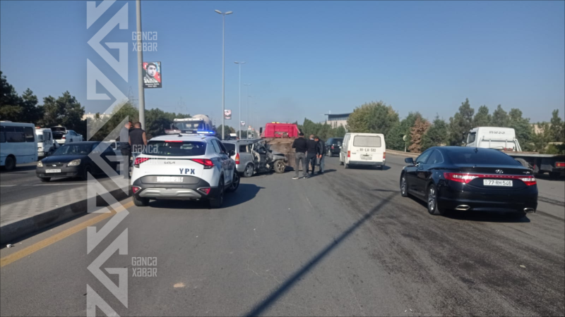 Gəncədə ağır qəzada bir nəfər ölüb – FOTO - YENİLƏNİB
