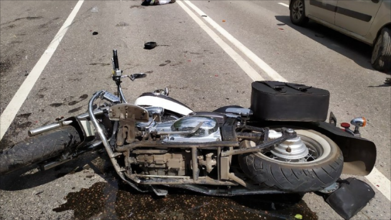 Gəncədə kuryer qəzaya düşdü