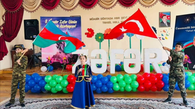 Təhsil müəssisələrində Zəfər Günü qeyd olunub