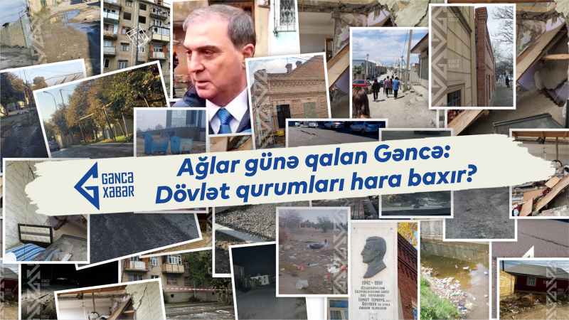 Ağlar günə qalan Gəncə: Dövlət qurumları hara baxır? - FOTO/VİDEO