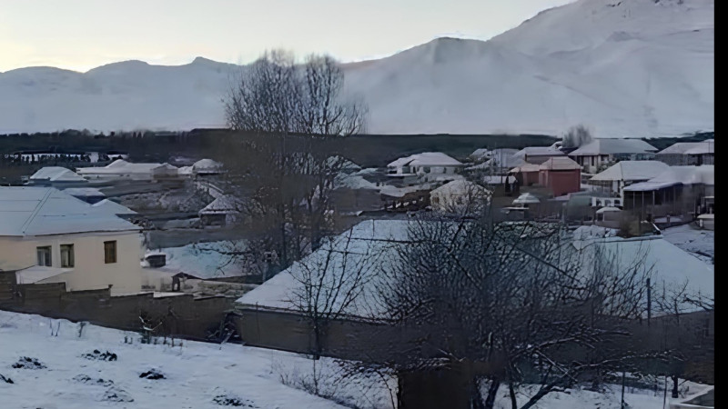 Daşkəsənin bu kəndlərinə qar yağdı - VİDEO