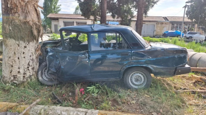 Goranboyda hərbçi qəzaya düşüb