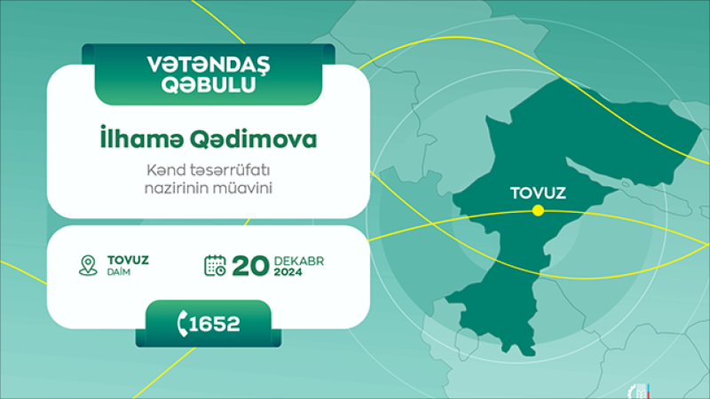 Nazir müavini vətəndaşları qəbul edəcək