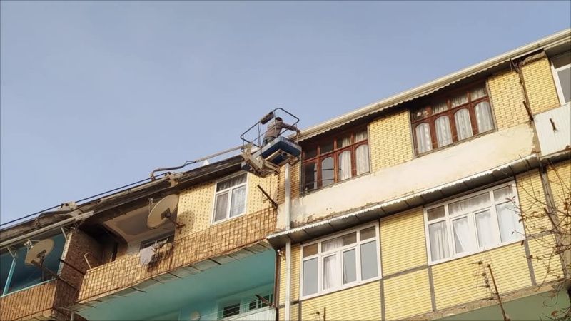 Dam örtükləri və novdanların təmiri davam etdirilir - FOTO