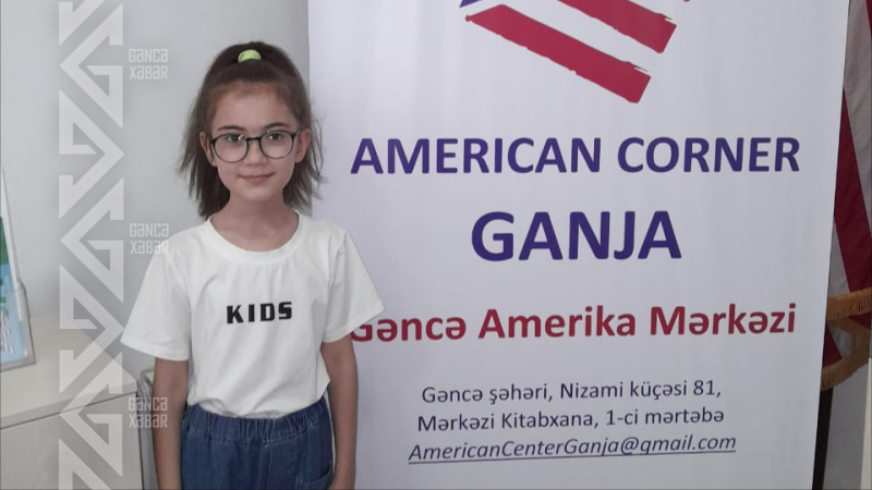 ABŞ səfiri gəncəli məktəbli ilə görüşüb - FOTO/VİDEO