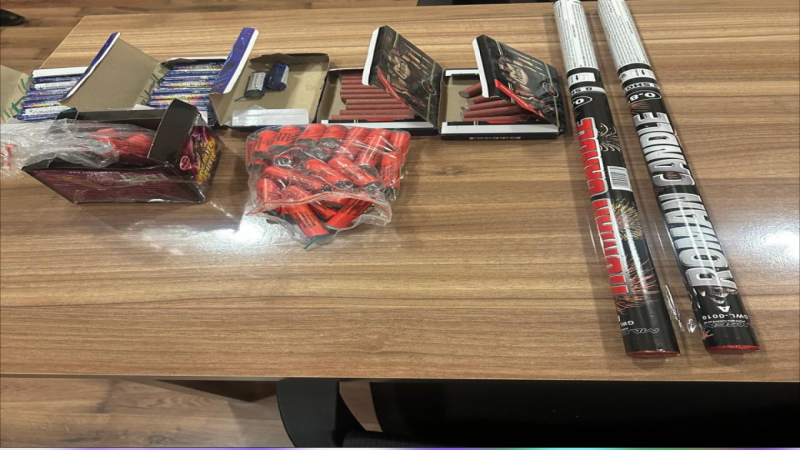 Pirotexniki vasitələr satan şəxs saxlanılıb