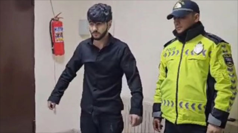 Polisə tabe olmayıb özünə xəsarət yetirdi - VİDEO