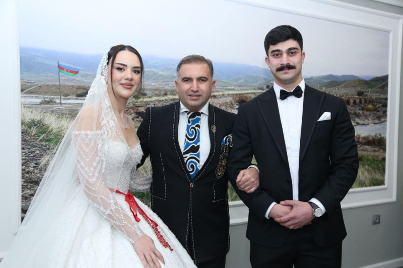 Milli Qəhrəman İlqar Mirzəyevin oğlunun toyudur