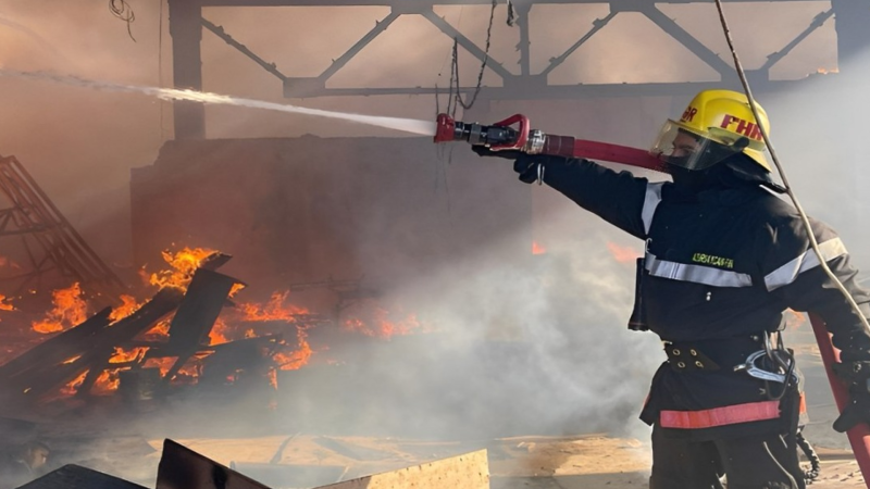 Gəncə və ətraf rayonlarda yanğınlar qeydə alınıb - VİDEO