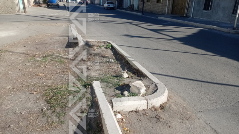 Gəncədə bu bordür təhlükə mənbəyinə çevrilib - FOTO/VİDEO