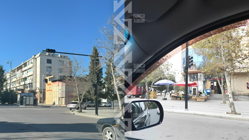 Gəncənin mərkəzində işıqfor işləmir