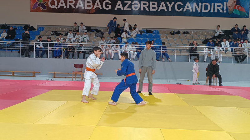 Goranboyda cüdo turniri keçirilib