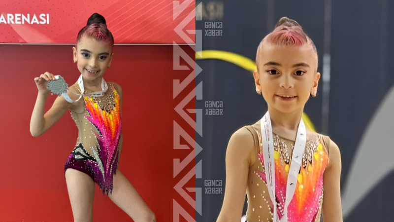 8 yaşlı gimnastımız Nizami yurduna medalla qayıdır 8 yaşlı gimnastımız Nizami yurduna medalla qayıdır