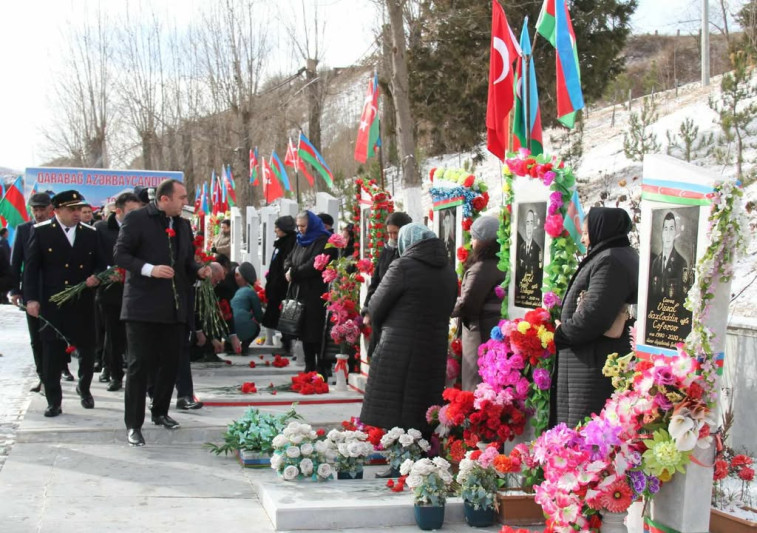 Daşkəsəndə 20 Yanvar şəhidləri yad edilib - FOTO