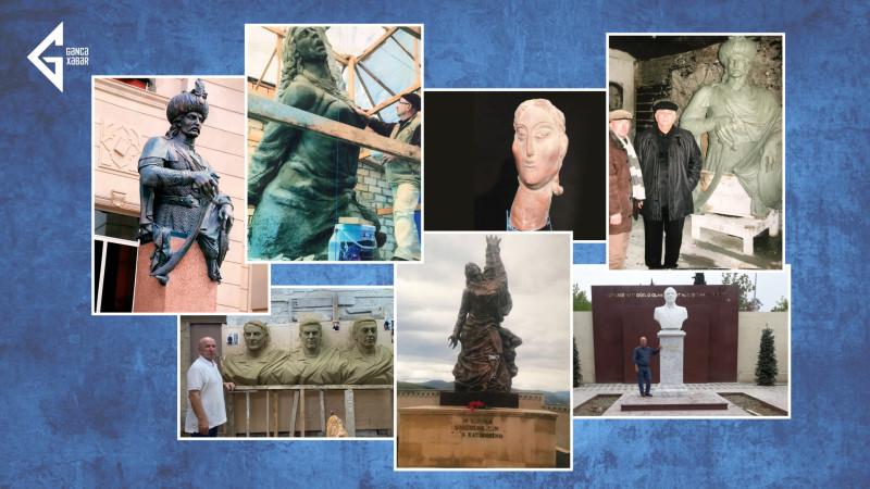 Gəncəli heykəltəraş: “İncəsənət adamı gəlib kafe, çayxana, bazar görür” - ÖZƏL MÜSAHİBƏ