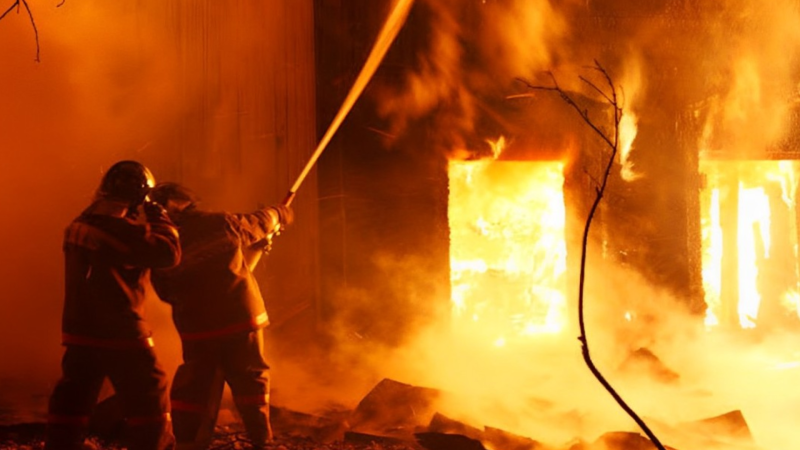 Mədəniyyət Nazirliyinə məxsus klubda yanğın olub