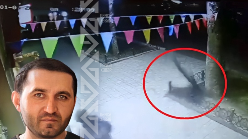 Sürət Gəncə sakininin həyatına son qoydu - VİDEO