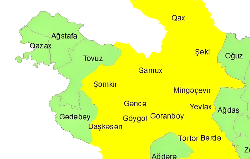 Qərb bölgəsində güclü külək olacaq