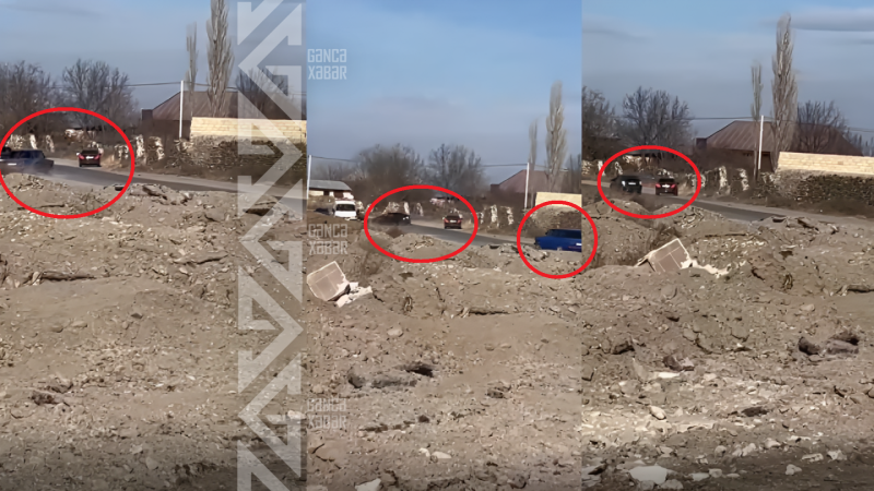 Canına qəsd edən gəncin nəşini “avtoşlar” müşayiət edib - VİDEO