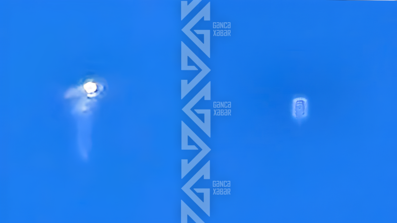Gəncə səmasında uçan obyektin AYDIN GÖRÜNTÜLƏRİ - VİDEO