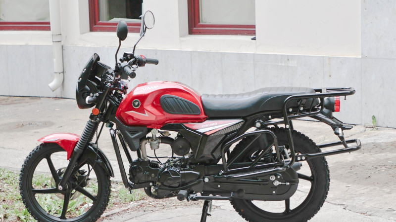 Gəncədə motosiklet yanıb