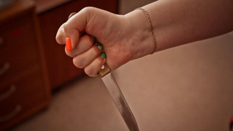 Qadın həyat yoldaşını bıçaqlayıb