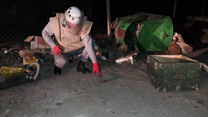 Qazaxda qumbara tapılıb