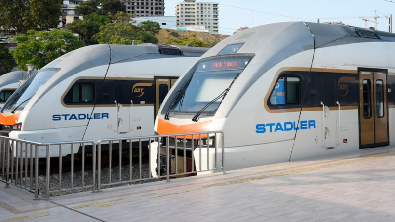 Azərbaycanda qatarların sürət həddi endirilib