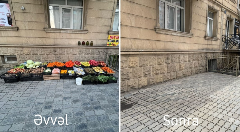 Niyazi Bayramovun “İşçi qrupları” küçə alverçilərinə qarşı - FOTO