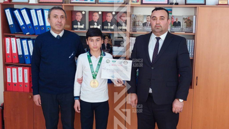 8-ci sinif şagirdimizdən QƏLƏBƏ