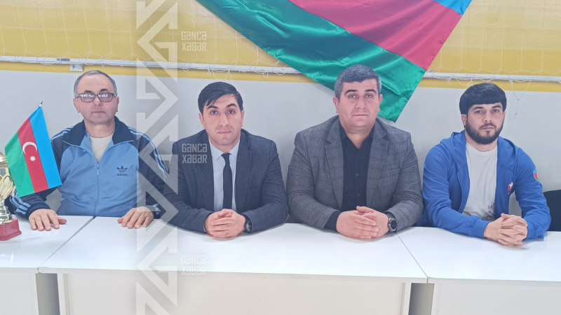 Gəncədə yeniyetmə idmançılarla görüş keçirilib