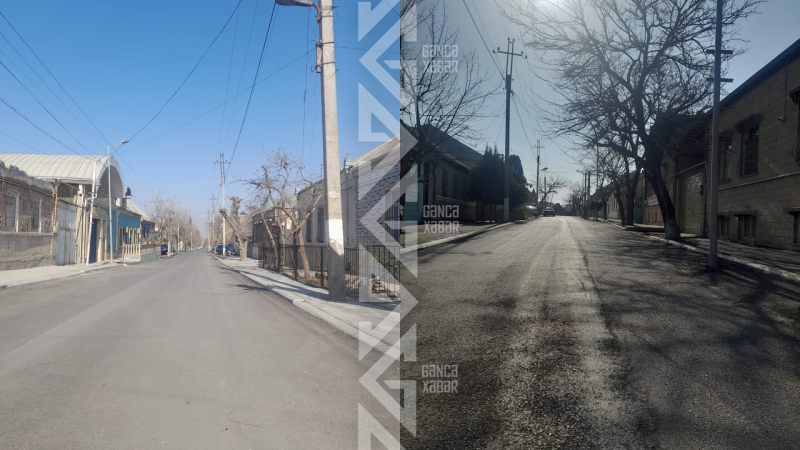 Gəncədə yola asfalt vuruldu, amma… - ŞİKAYƏT