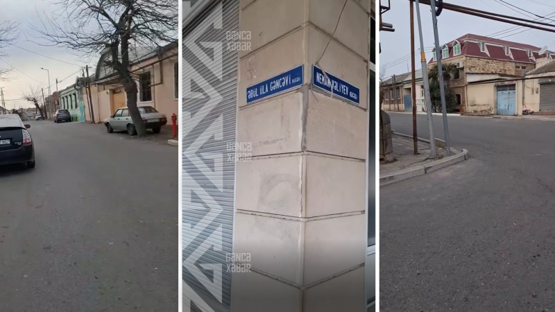 Gəncə sakini təhlükəli kəsişmədən ŞİKAYƏT EDİB - VİDEO