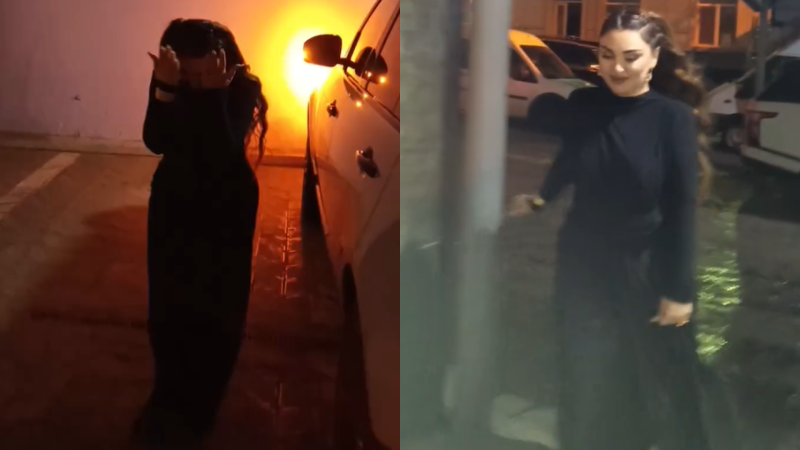 Şəbnəm Tovuzlu verilişə gecikdi, lüks avtomobili ilə görüntüləndi - VİDEO