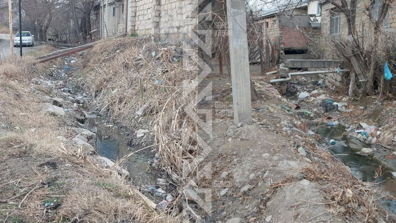 Gəncənin Xan arxı yenə çirkləndirilib