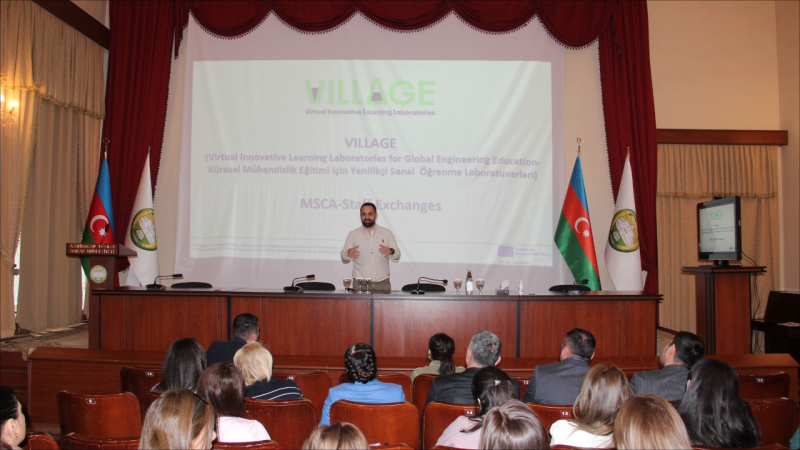 Beynəlxalq layihələrin yazılması mövzusunda təlim keçirilib