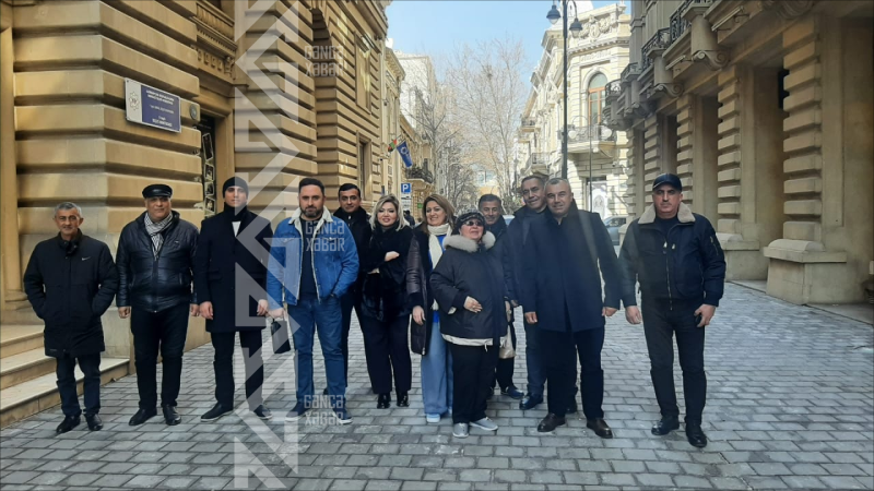 Gəncə musiqiçiləri konsertə belə yollandı - VİDEO