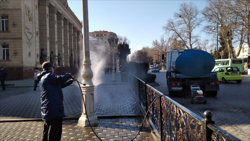 Gəncədə növbəti təmizlik aksiyası keçirilib - FOTO