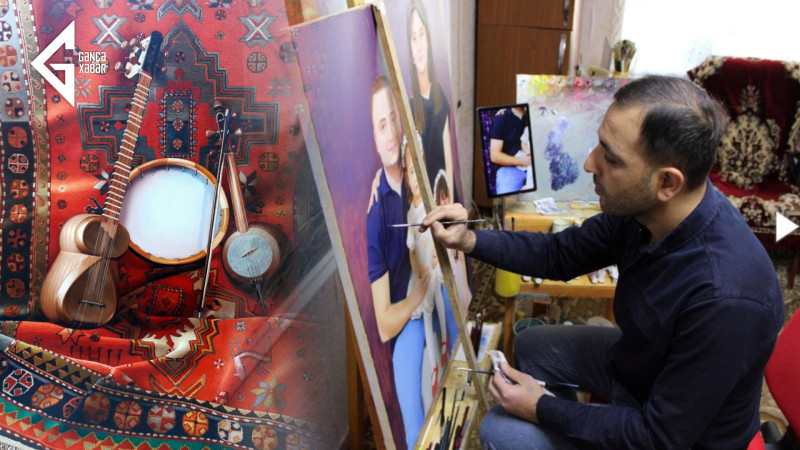 Gəncəli sənətkar: “Müəllimlik etsəm, rəssam kimi irəli gedə bilməyəcəm” - ÖZƏL MÜSAHİBƏ