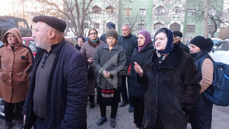 Gəncədə bina sakinlərinin FƏRYADI - FOTO/VİDEO